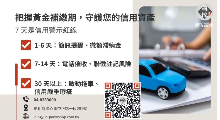 2026 銀行車貸遲繳後果時間表：從滯納金到強制拖車的完整階段解析
