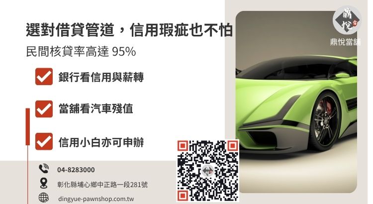 彰化銀行與民間汽車融資貸款管道優缺點對比圖
