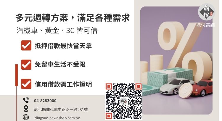 彰化快速借錢方案：抵押借款與無抵押借款說明