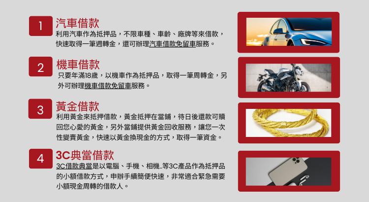 教您利用黃金當鋪小額借款，避免銀行信用瑕疵！